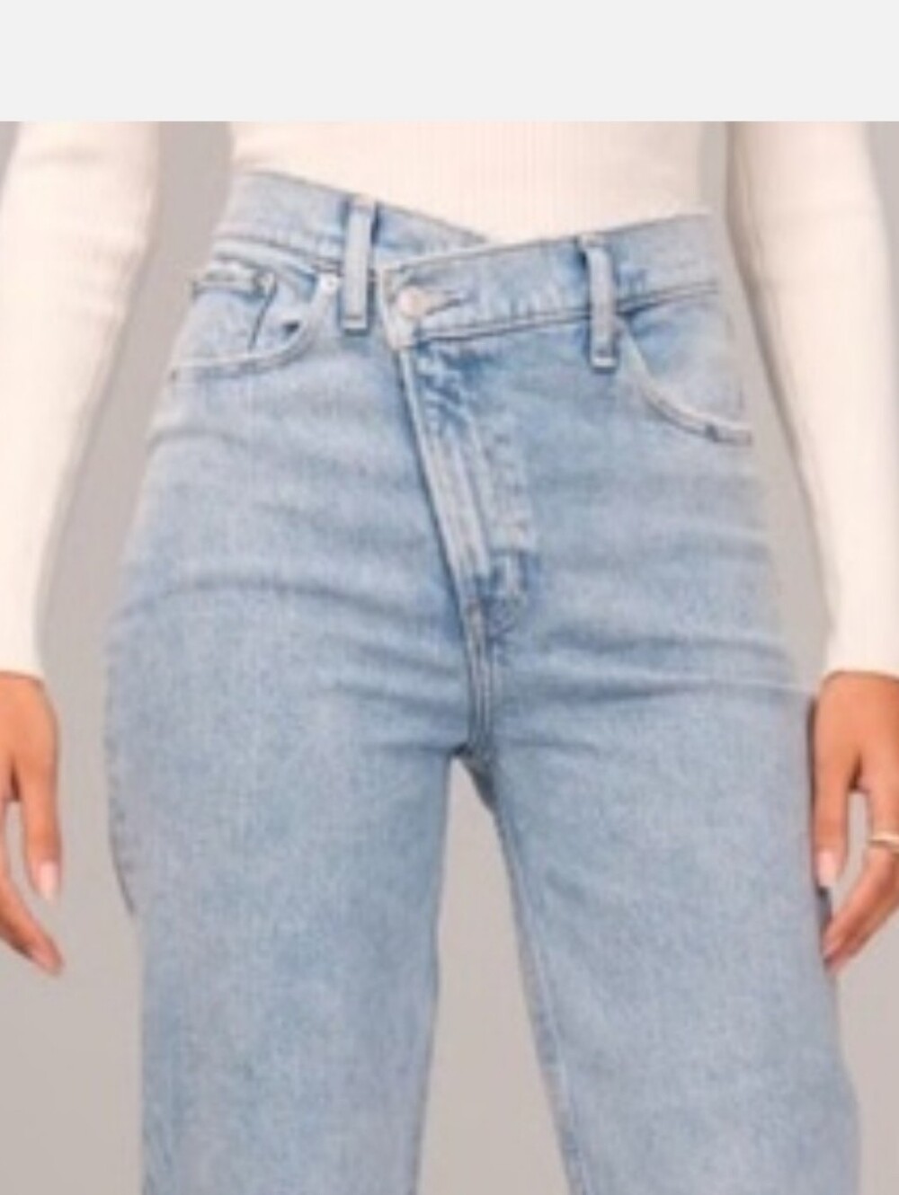 Abercrombie & Fitch Jeans 90s Straight Leg Ultra High Rise Women's Crossover